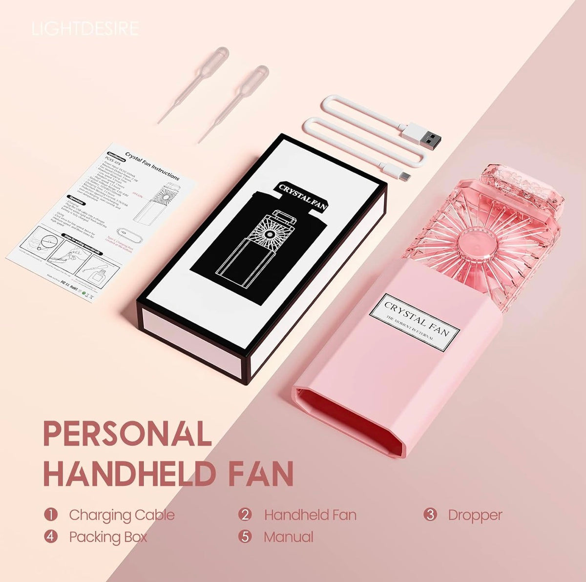 Crystal Lash Fan by Pure Beauty Bar